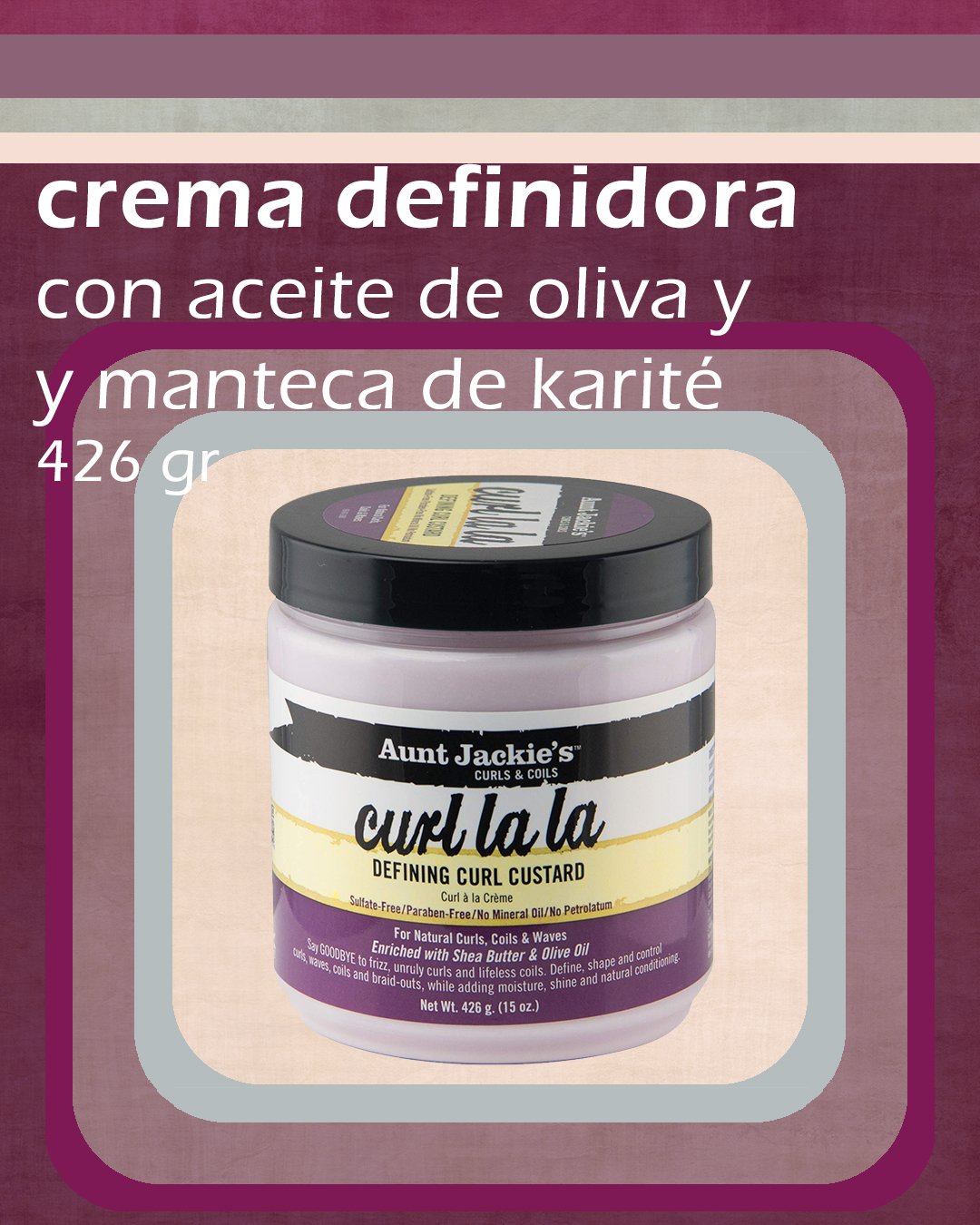 Crema Definidora Con Aceite De Oliva